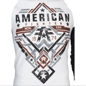 T-shirt American Fighter Homme Large - Bleu/Gris - Neuf Avec étiquettes